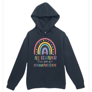 All Behavior Is A Form Of Communication Rainbow Urban Pullover Hoodie