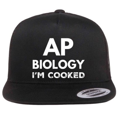 Ap Biology IM Cooked High School Funny Ap Bio Biology Class Flatbill Hat