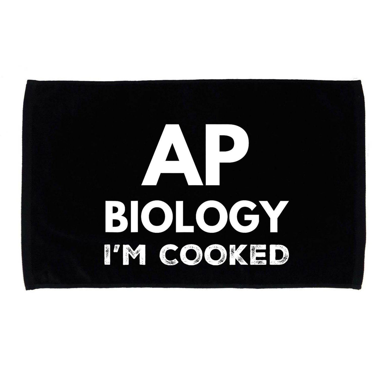 Ap Biology IM Cooked High School Funny Ap Bio Biology Class Microfiber Hand Towel