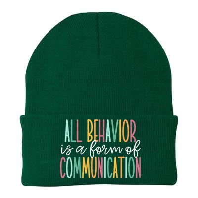 All Behavior Is A Form Of Communication Knit Cap Winter Beanie