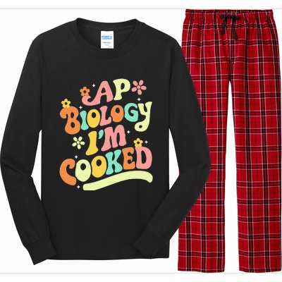 Ap Biology Im Cooked Long Sleeve Pajama Set