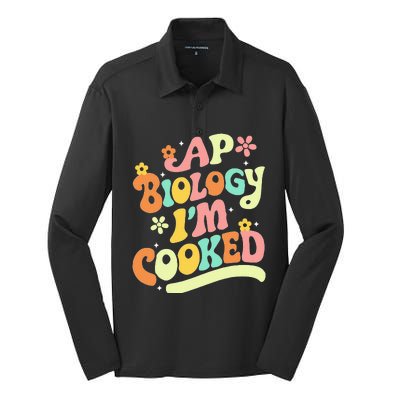 Ap Biology Im Cooked Silk Touch Performance Long Sleeve Polo