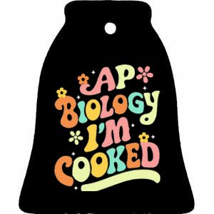 Ap Biology Im Cooked Ceramic Bell Ornament