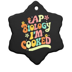 Ap Biology Im Cooked Ceramic Star Ornament