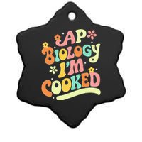 Ap Biology Im Cooked Ceramic Star Ornament