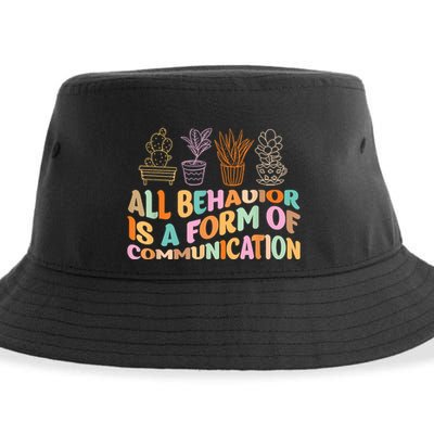 All Behavior Is A Form Of Communication Aba Therapy Sustainable Bucket Hat