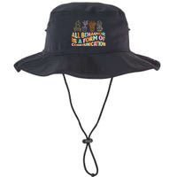 All Behavior Is A Form Of Communication Aba Therapy Bucket Hat