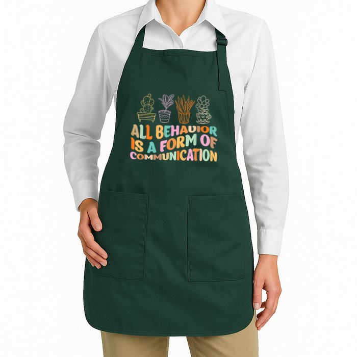 All Behavior Is A Form Of Communication Aba Therapy Apron