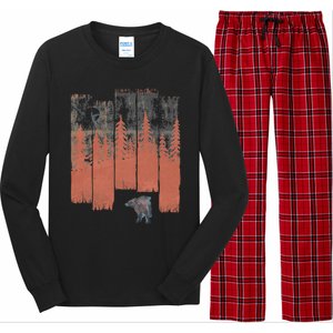 A Bear In The Wild... Long Sleeve Pajama Set