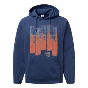 A Bear In The Wild... Performance Fleece Hoodie