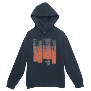 A Bear In The Wild... Urban Pullover Hoodie