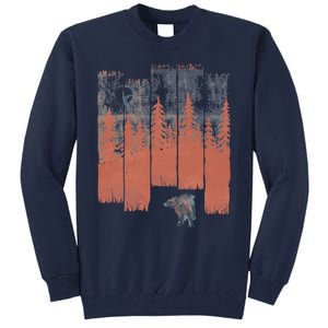 A Bear In The Wild... Tall Sweatshirt