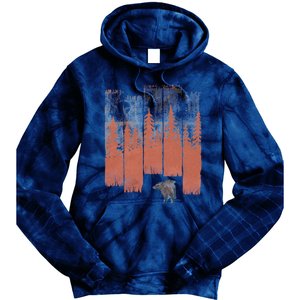 A Bear In The Wild... Tie Dye Hoodie