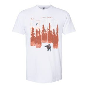 A Bear In The Wild... Softstyle CVC T-Shirt