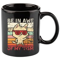 Autism Be In Awe Of My Tism Adult Awe Tism 11oz C Handle Ceramic Mug