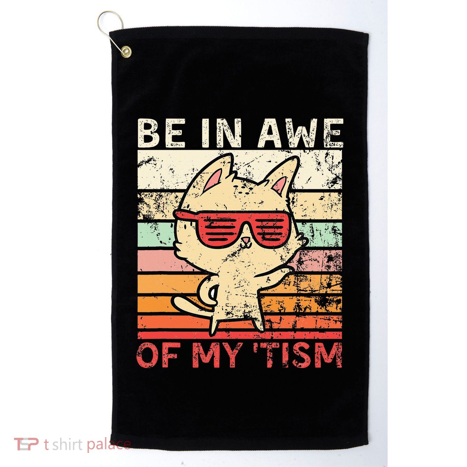 Autism Be In Awe Of My Tism Adult Awe Tism Golf Towel