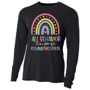 All Behavior Is A Form Of Communication Rainbow Cooling Performance Long Sleeve Crew