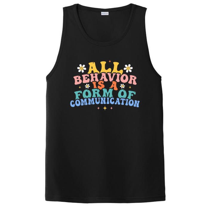 All Behavior Is A Form Of Communication Therapy Therapist PosiCharge Competitor Tank