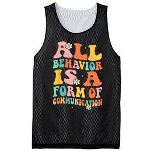 All Behavior Is A Form Of Communication Therapy Therapist Mesh Reversible Basketball Jersey Tank