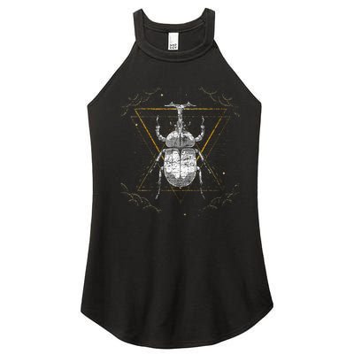 Animal Beetle Insect Occult Bug Women’s Perfect Tri Rocker Tank