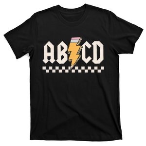 ABCD Back In Class First Day Back To School Teacher Student T-Shirt