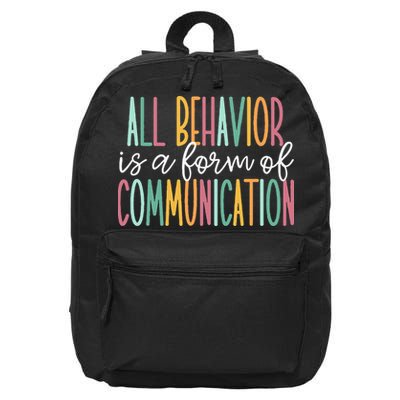 All Behavior Is A Form Of Communication 16 in Basic Backpack