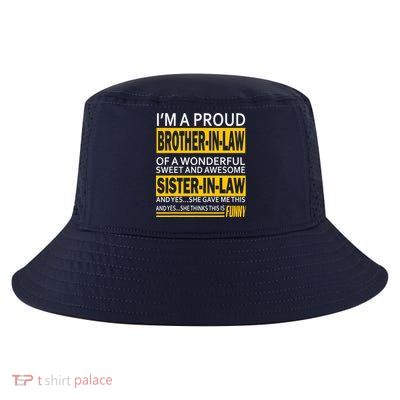 A Brother In Law Awesome Sister In Law Cool Comfort Performance Bucket Hat