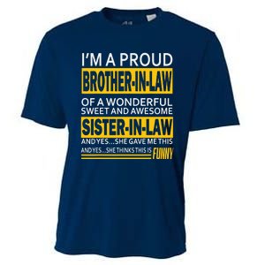 A Brother In Law Awesome Sister In Law Cooling Performance Crew T-Shirt