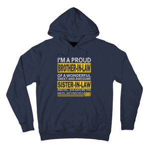 A Brother In Law Awesome Sister In Law Hoodie