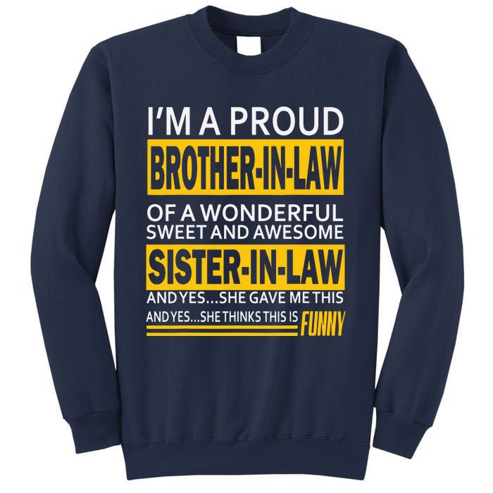 A Brother In Law Awesome Sister In Law Sweatshirt