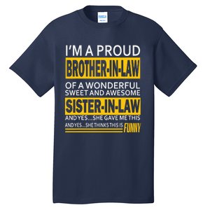 A Brother In Law Awesome Sister In Law Tall T-Shirt