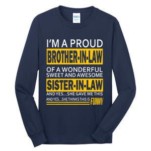 A Brother In Law Awesome Sister In Law Tall Long Sleeve T-Shirt