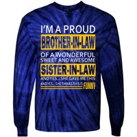 A Brother In Law Awesome Sister In Law Tie-Dye Long Sleeve Shirt