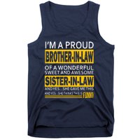 A Brother In Law Awesome Sister In Law Tank Top