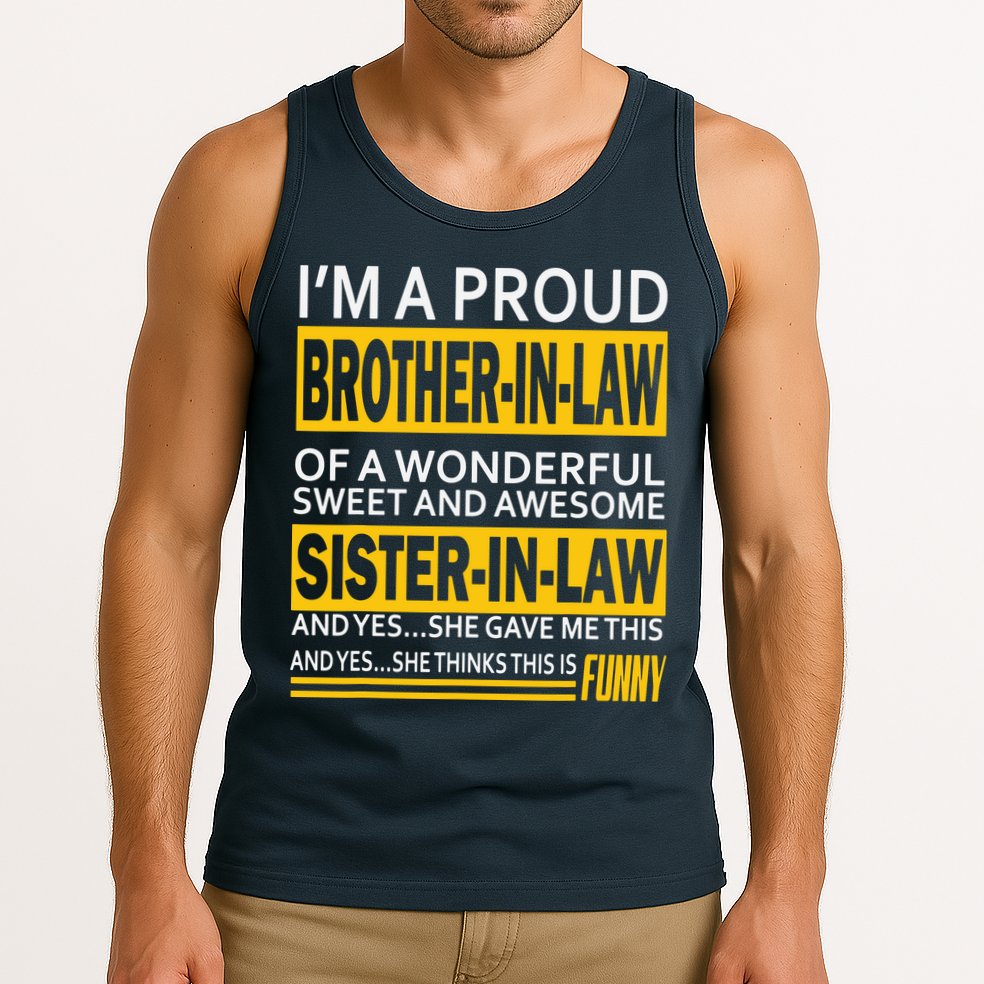A Brother In Law Awesome Sister In Law Tank Top