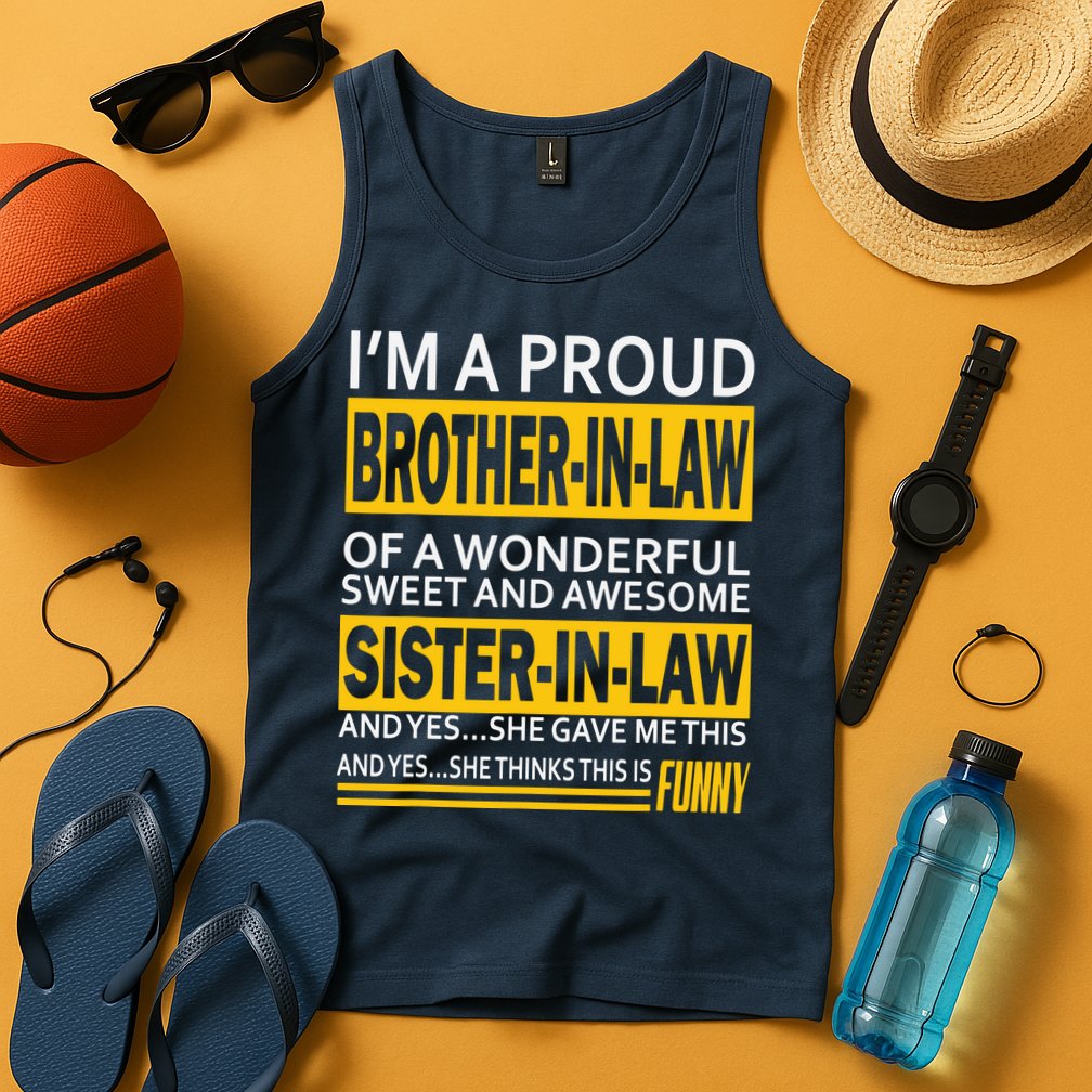 A Brother In Law Awesome Sister In Law Tank Top