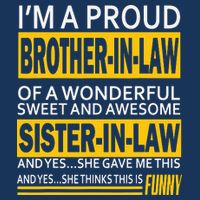 A Brother In Law Awesome Sister In Law Tank Top