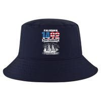All Began In 1492 American Italian Christopher Columbus Day Cool Comfort Performance Bucket Hat