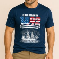 All Began In 1492 American Italian Christopher Columbus Day Performance Shirt
