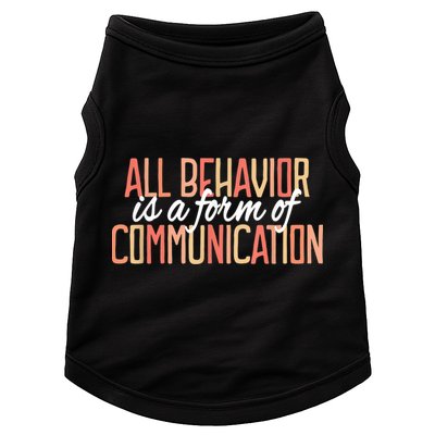 All Behavior Is a Form of Communication Neurodiversity Doggie Tank