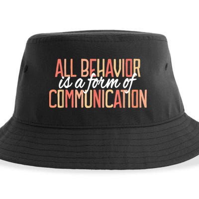 All Behavior Is a Form of Communication Neurodiversity Sustainable Bucket Hat
