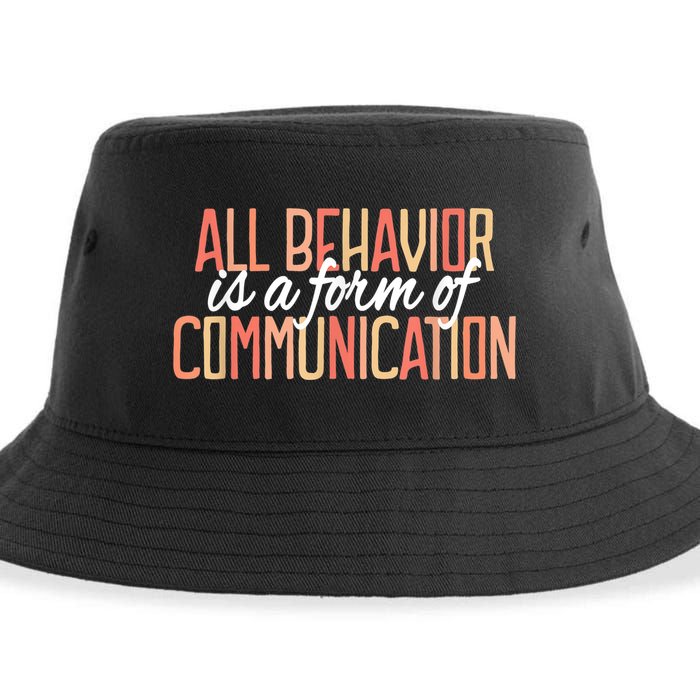 All Behavior Is a Form of Communication Neurodiversity Sustainable Bucket Hat