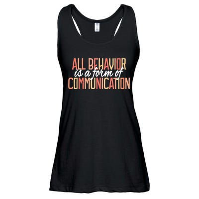 All Behavior Is a Form of Communication Neurodiversity Ladies Essential Flowy Tank