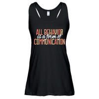 All Behavior Is a Form of Communication Neurodiversity Ladies Essential Flowy Tank