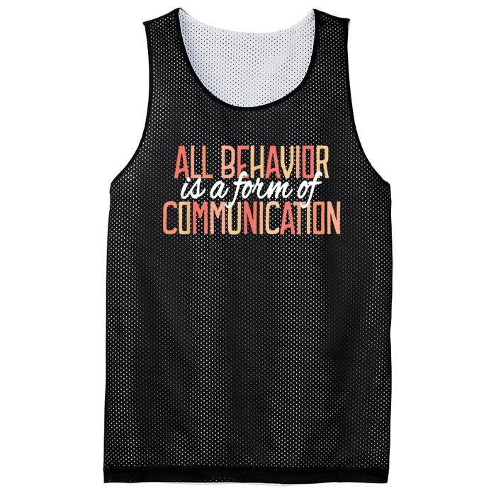 All Behavior Is a Form of Communication Neurodiversity Mesh Reversible Basketball Jersey Tank