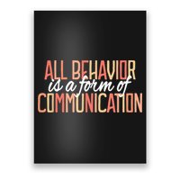 All Behavior Is a Form of Communication Neurodiversity Poster