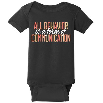 All Behavior Is a Form of Communication Neurodiversity Baby Bodysuit