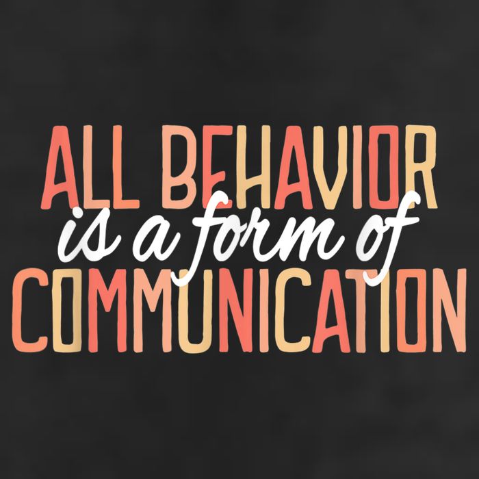 All Behavior Is a Form of Communication Neurodiversity Microfiber Hand Towel