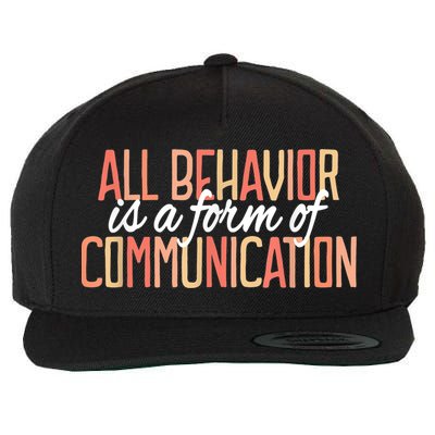 All Behavior Is a Form of Communication Neurodiversity Wool Snapback Cap