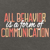All Behavior Is a Form of Communication Neurodiversity Cotton Canvas Backpack